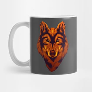 Red wolf Mug